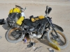Bike clutch exposed at Darvaza